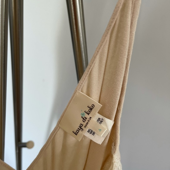 Boho cream crop top - Picture 3 of 5